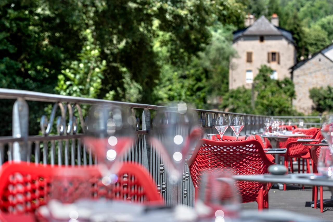 Logis Hotel Restaurant Les 2 Rives - A75, En Bordure De Riviere Banassac Luaran gambar