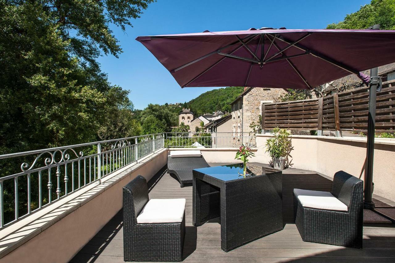 Logis Hotel Restaurant Les 2 Rives - A75, En Bordure De Riviere Banassac Luaran gambar